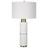 Ruse Whitewashed Table Lamp by Uttermost