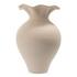 Ruffle 12In Decorative Vessel Ecru by Moes Home