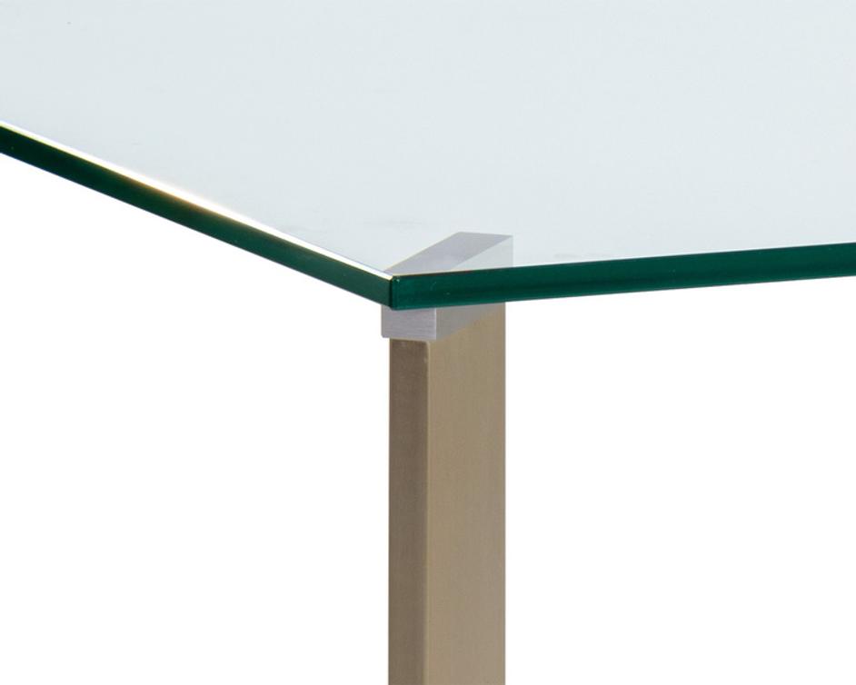 XAVIER SIDE TABLE - ANTIQUE BRASS by Sunpan