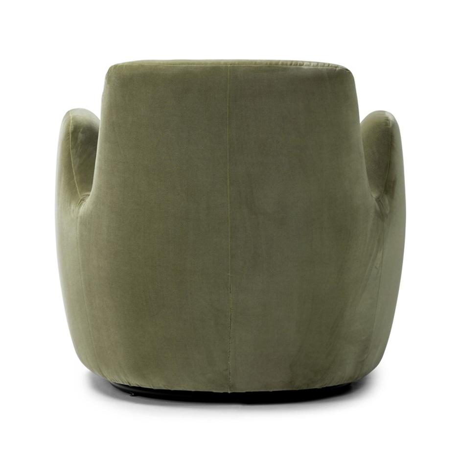 Reed Swivel Chair In Sapphire Sage by Four Hands