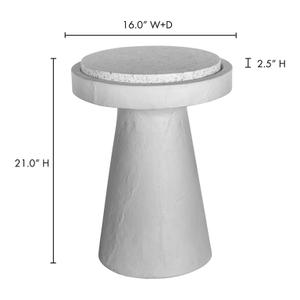 BOOK ACCENT TABLE WHITE by Moes Home