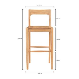 OWING BARSTOOL OAK by Moes Home