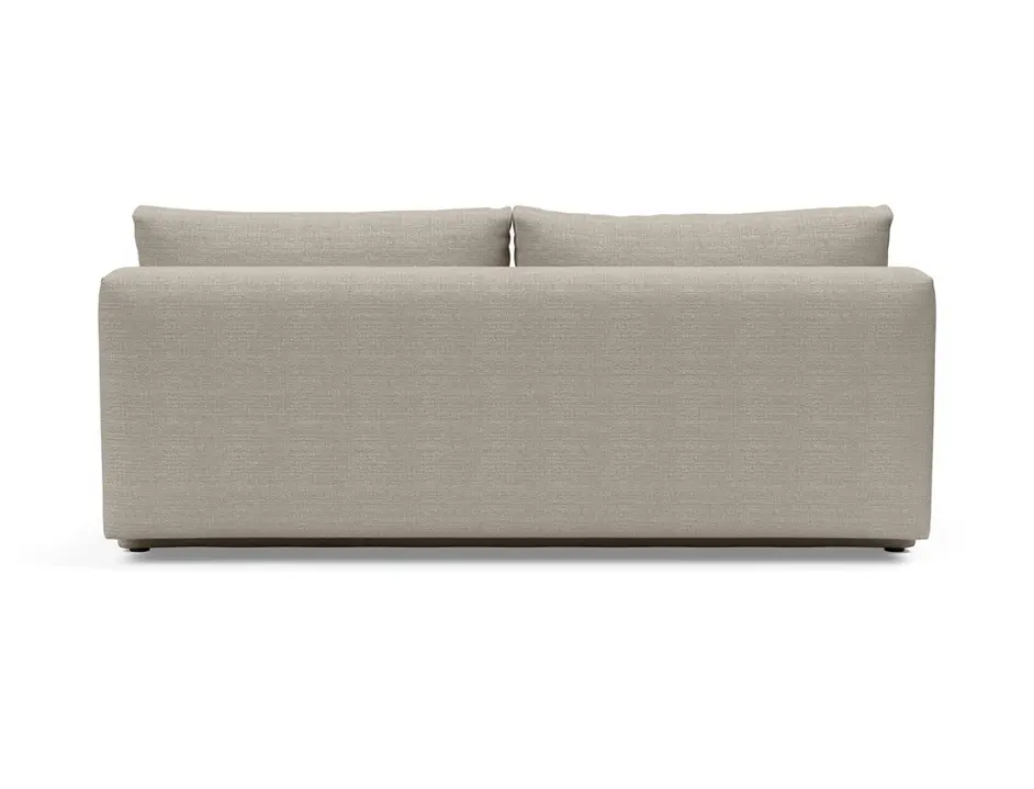 OSVALD FULL SOFABED in KENYA GRAVEL FABRIC WITH Black steel LEGS 579 by INNOVATION USA