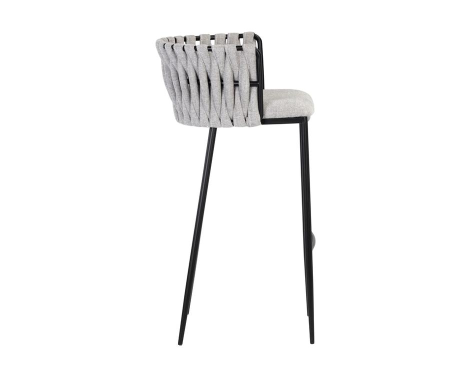 Sarai Barstool - Belfast Heather Grey by Sunpan