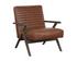 PEYTON LOUNGE CHAIR - BRAVO COGNAC by Sunpan