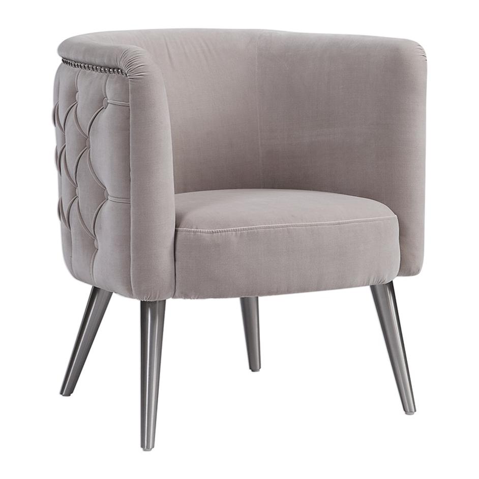 Haider Accent Chair In Champagne by Uttermost