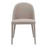 BURTON FABRIC DINING CHAIR LIGHT GREY by Moes Home