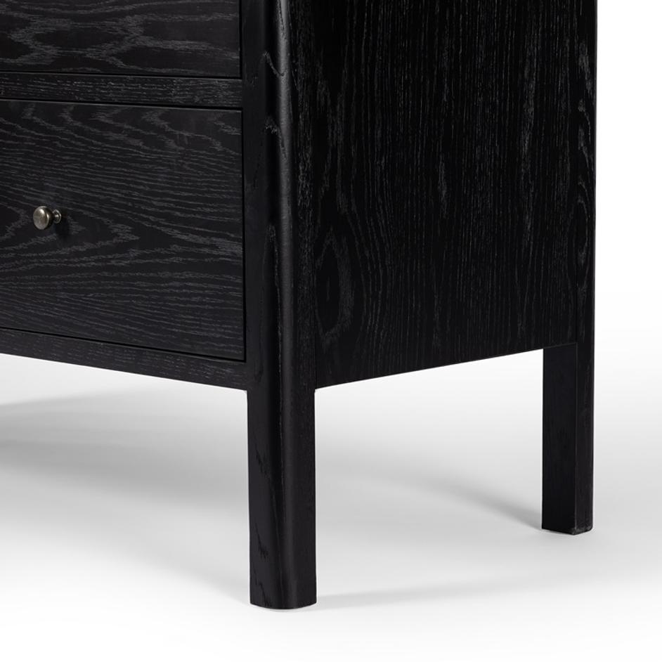 Bolsa Cabinet in Brushed Ebony Oak by FOUR HANDS