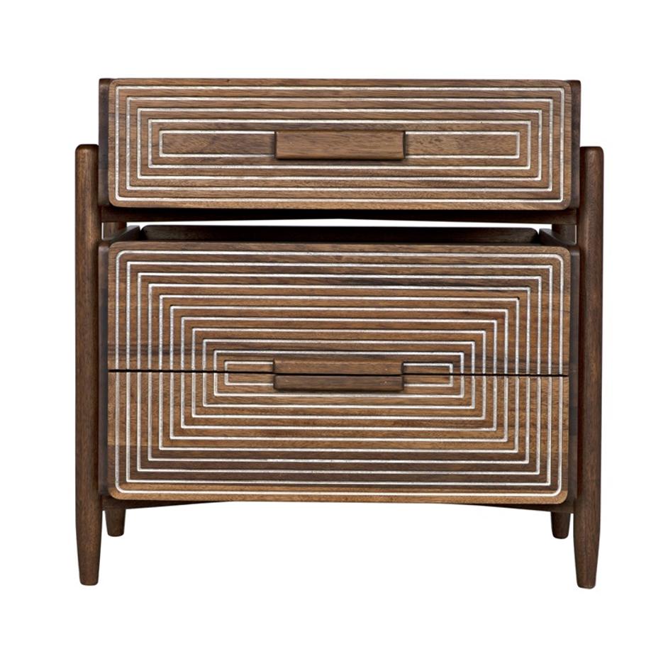 Savino Side Table by Noir Furniture