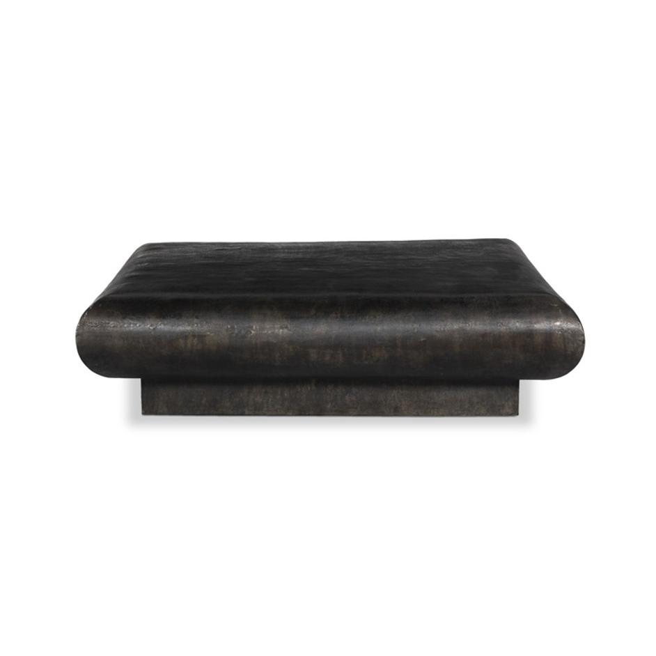 Ambra Outdoor Coffee Table - Distressed Bronze by Four Hands