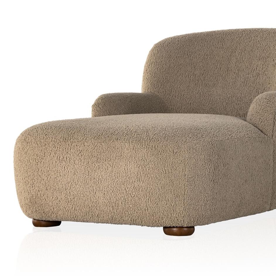Kadon Chaise Lounge - Sheepskin Camel by Four Hands