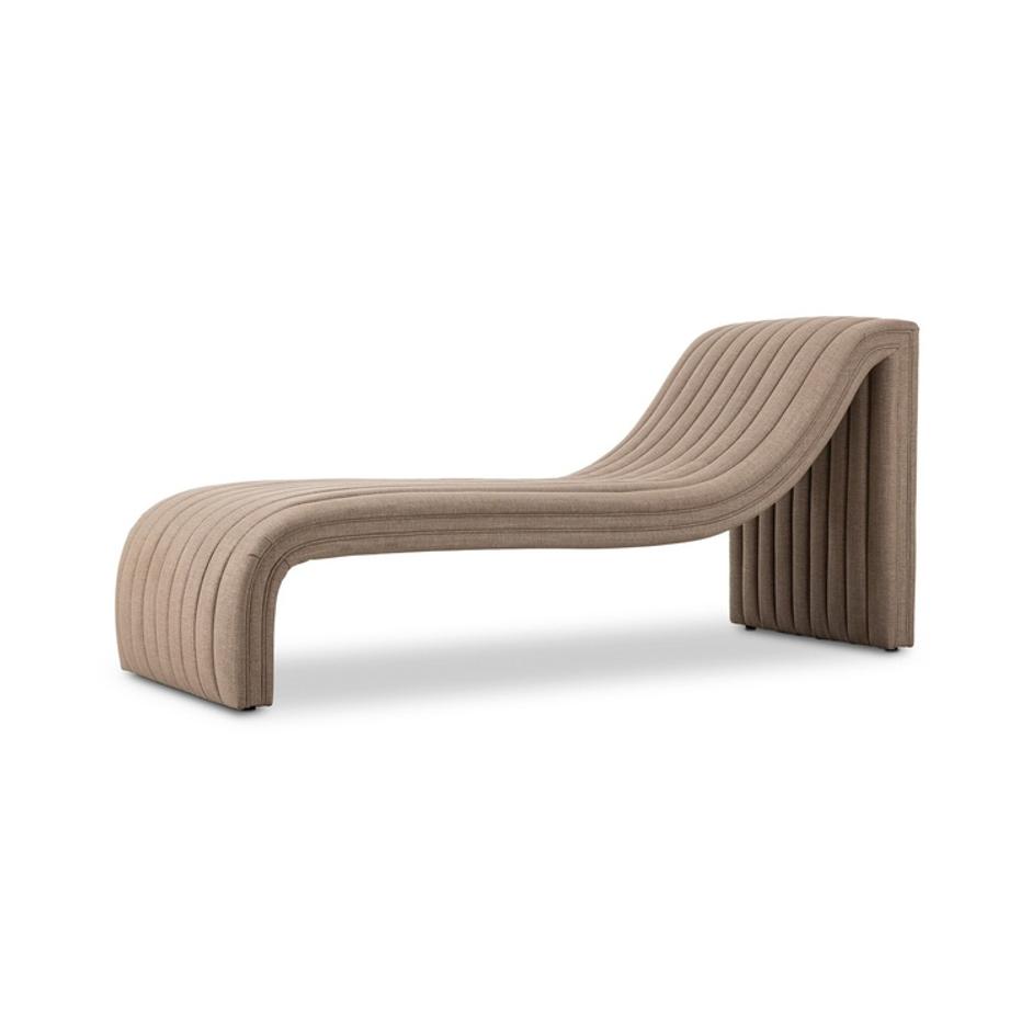 Augustine Chaise Lounge - Crypton® Nomad Taupe by Four Hands