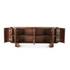 Athena 79" Sideboard, Aged Mahogany by Home Trends & Design