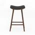 Union Saddle Bar Stool-Dist Black by FOUR HANDS