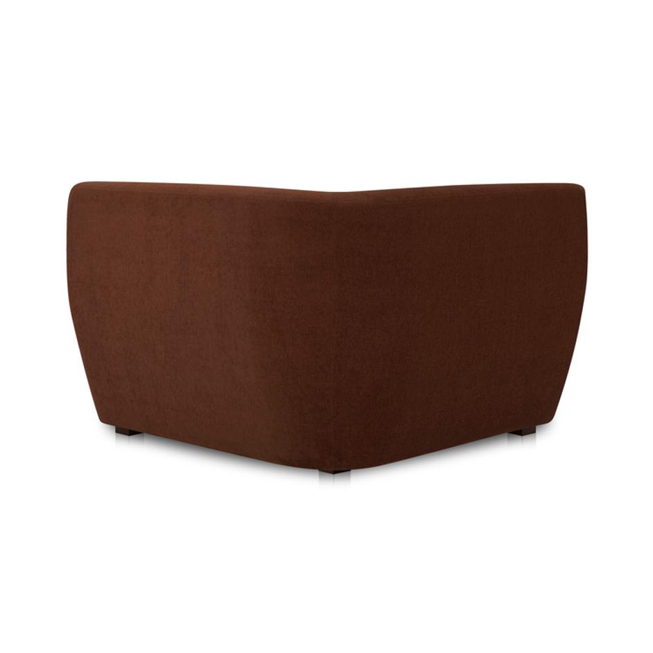 Amelia Corner Chair Chestnut by Moes Home