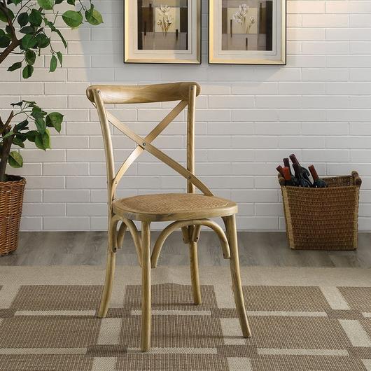 Blake Dining Side Chair In Natural by Modway Furniture