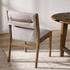 Hito Dining Chair In Gibson Taupe And Heirloom Greywash And Brushed Silver by Four Hands