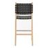 Marco PU Counter Stool, Black by New Pacific Direct