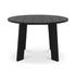 Delta Round Outdoor Dining Table Black by Moes Home
