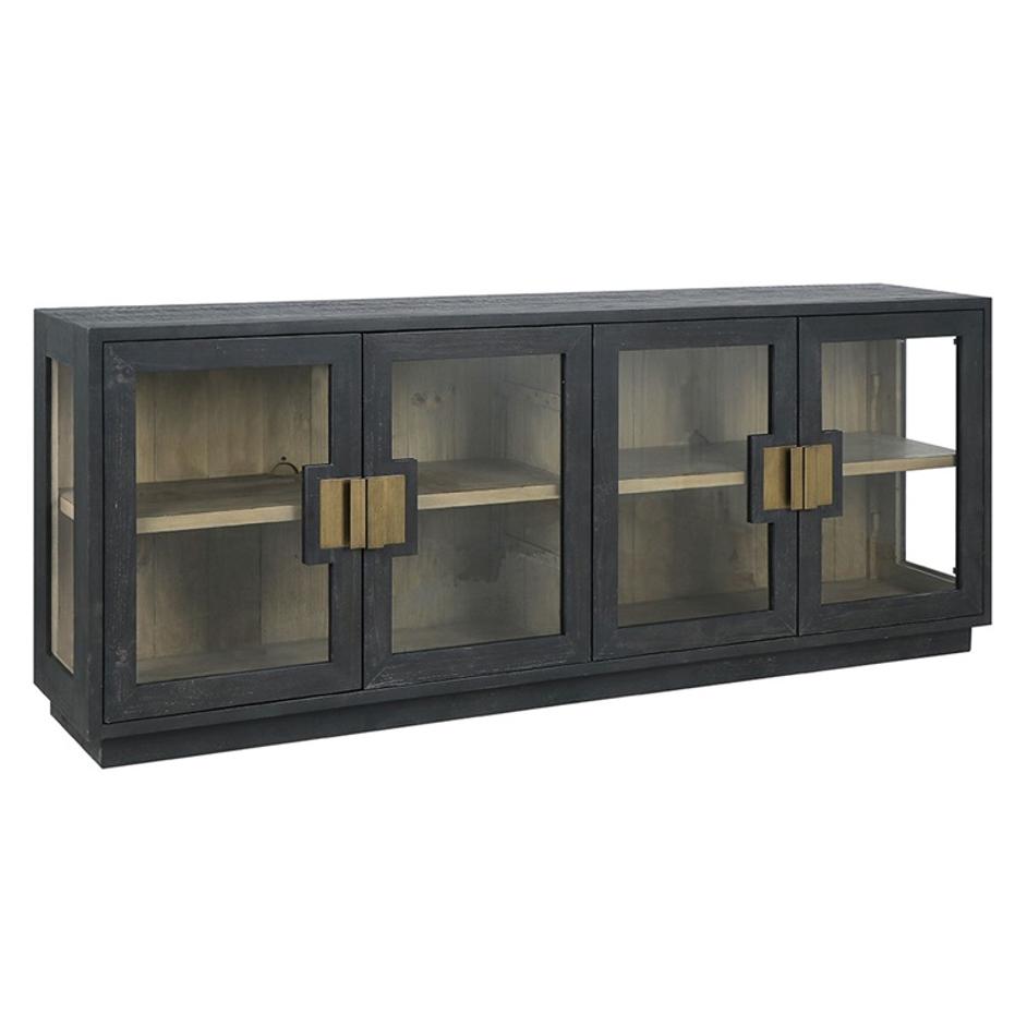 Larson Reclaimed Pine 4Dr Cabinet by Classic Home