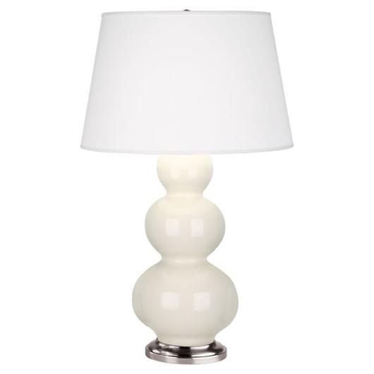 Bone Triple Gourd Table Lamp by Robert Abbey