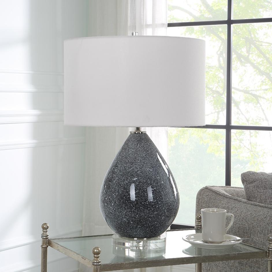 Nebula Speckled Glaze Table Lamp by Uttermost