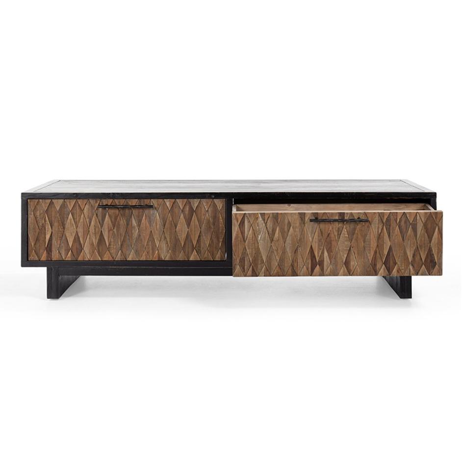 Anton 2Dwr Coffee Table Dark by Classic Home