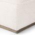 Sinclair Square Ottoman In Knoll Natural by Four Hands