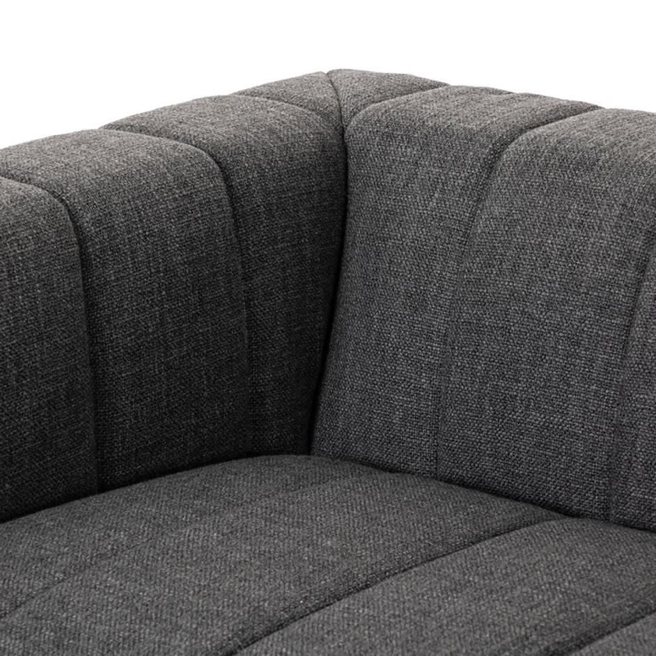Build Your Own: Langham Channeled Sectional - Saxon Charcoal by Four Hands