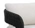 PYLOS LOUNGE CHAIR - BLACK - LOUIS CREAM by Sunpan