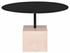 AXEL COFFEE TABLE in BLACK METAL with FLAMINGO TERRAZZO BASE by Nuevo Living