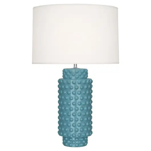 Steel Blue Dolly Table Lamp by Robert Abbey