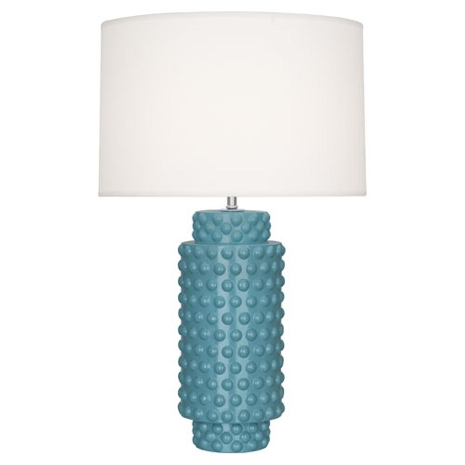 Steel Blue Dolly Table Lamp by Robert Abbey
