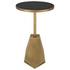 Comet Geometric Bronze Accent Table by Uttermost