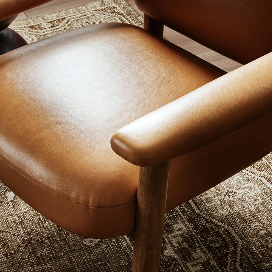 Eisley Chair In Trevino Camel by Four Hands