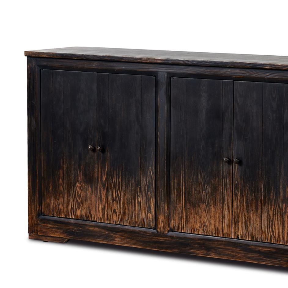 It Takes An Hour Sideboard 122" in Black by FOUR HANDS