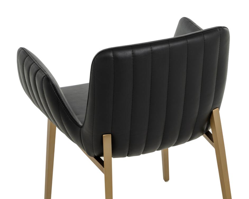 LUCANO DINING ARMCHAIR - BRAVO BLACK by Sunpan