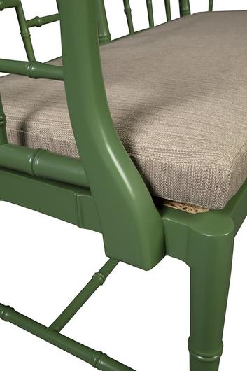 Green Belleville Settee by Furniture Classics