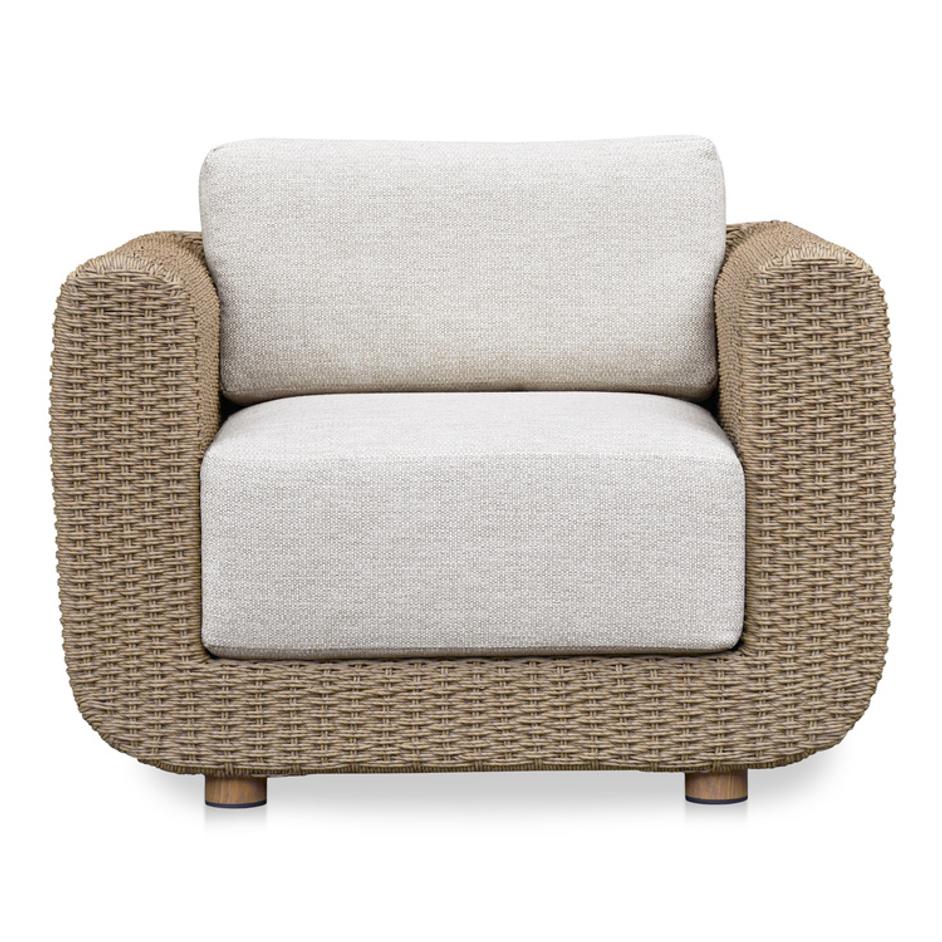 Soma Outdoor Accent Chair Natural by Moes Home