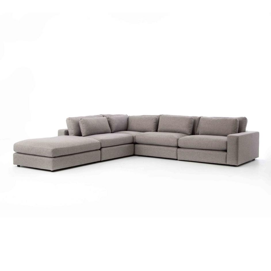 Bloor Sectional Armless in Chess Pewter by FOUR HANDS