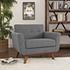 Anthem Upholstered Fabric Armchair In Expectation Gray by Modway Furniture