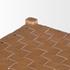 Shane Brown Wood w/ Woven Brown Leather Bench by Mercana