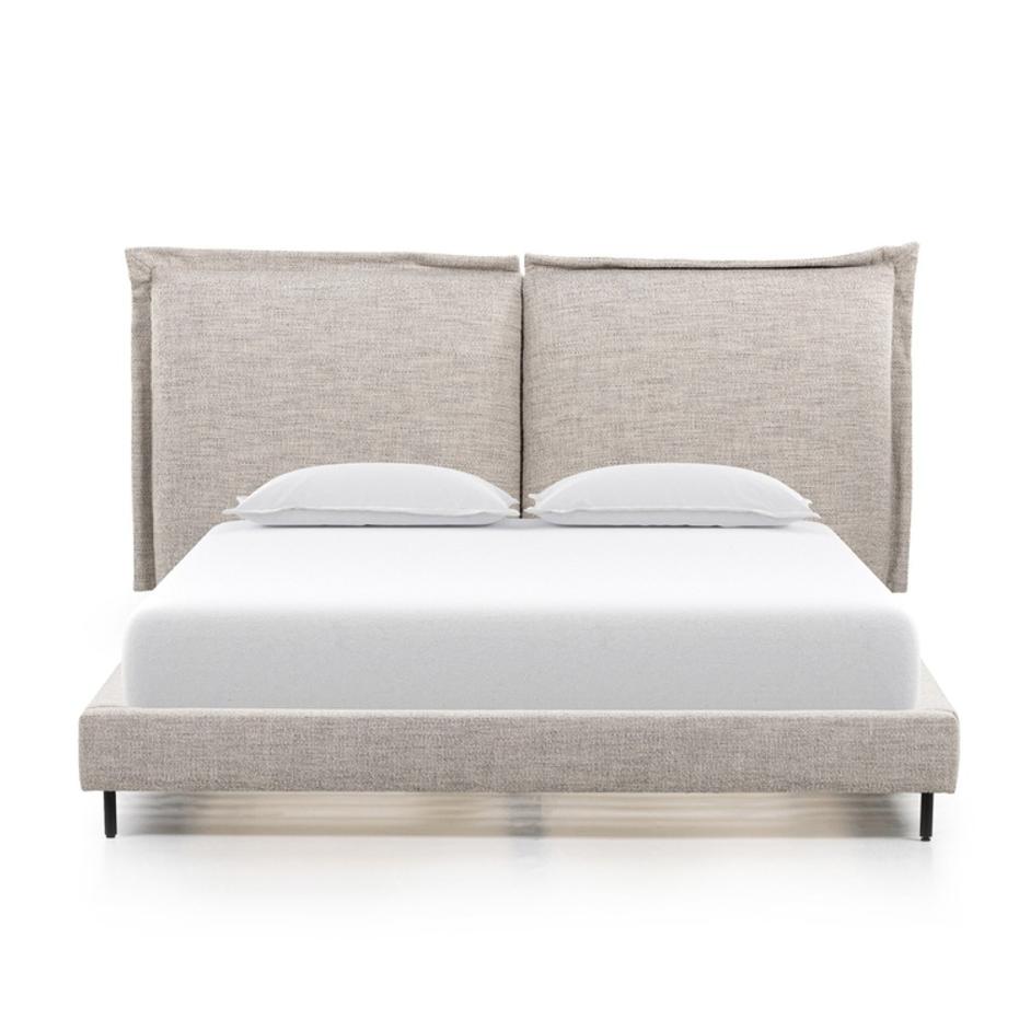 Inwood King Bed - Merino Porcelain by Four Hands
