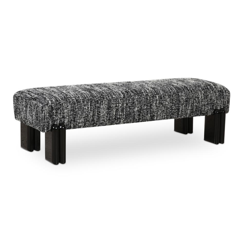Priya Bench Black by Moes Home