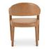 Martens Dining Chair Brown Leather by Moes Home