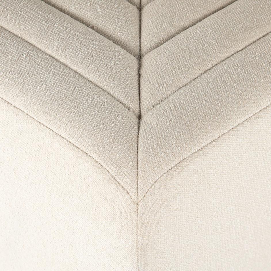 Augustine Corner Dining Bench In Capri Oatm by FOUR HANDS