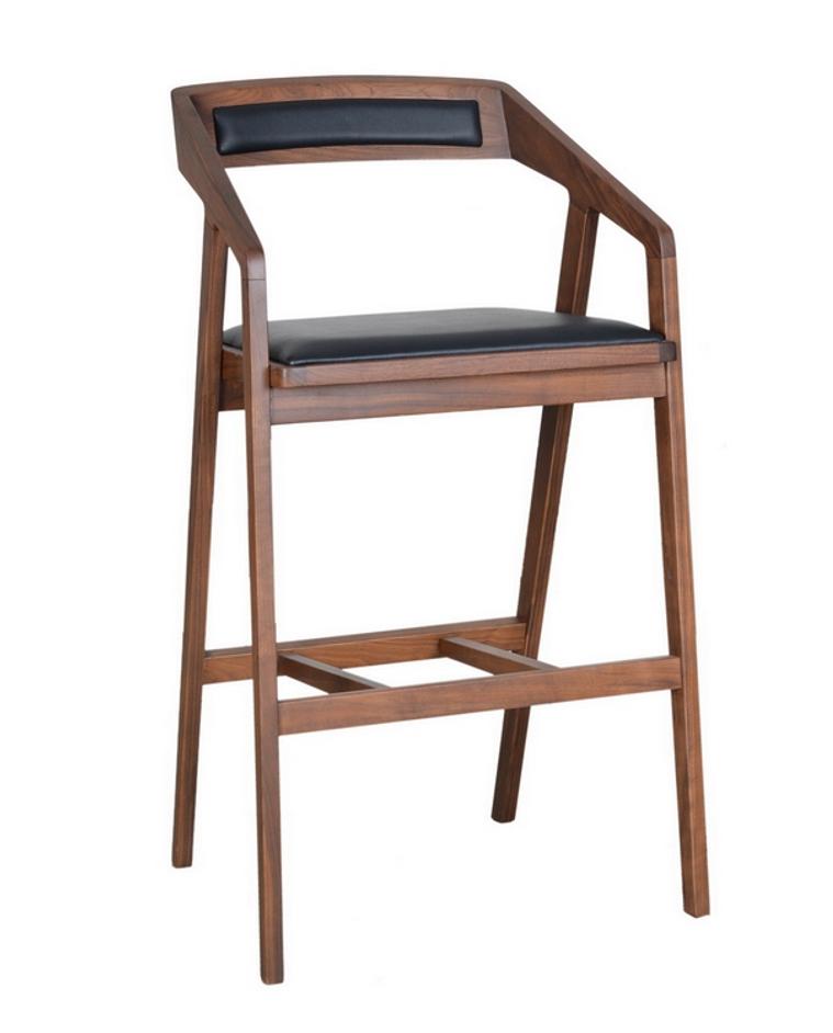PADMA BARSTOOL BLACK by Moes Home