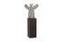 Tai Chi Sculpture C on Pedestal, Grey Stone/Black by PHILLIPS COLLECTION