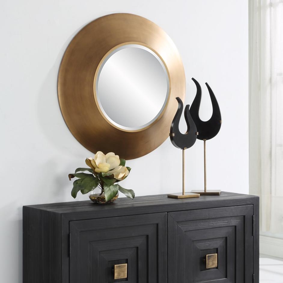 Contessa Round Gold Mirror by Uttermost