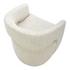 BARROW ROLLING DINING CHAIR PERFORMANCE FABRIC WHITE MIST by Moes Home